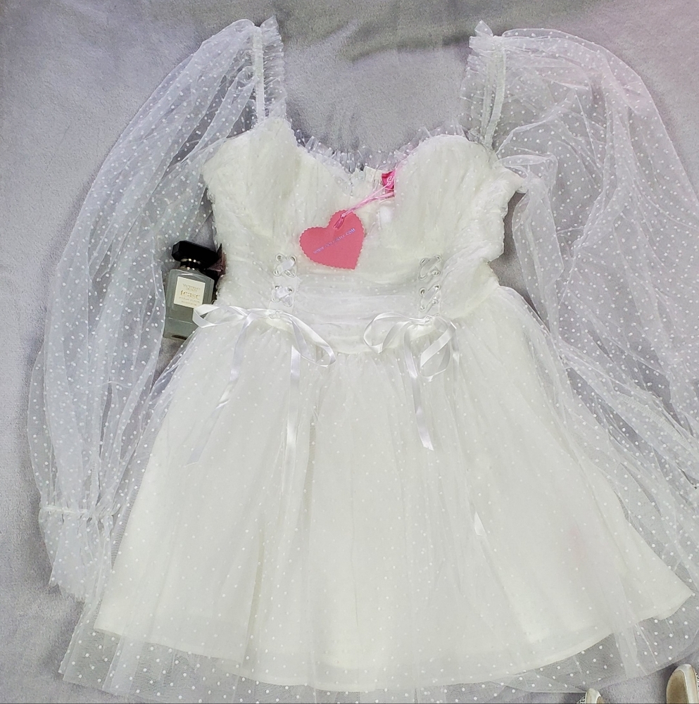 BNWT Heavenly Affair Angelcore Minidress By Sugar Thrillz